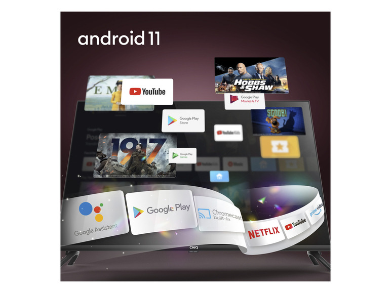 Ga naar volledige schermweergave: Chiq HD Android TV L32G7LX 32" - afbeelding 5