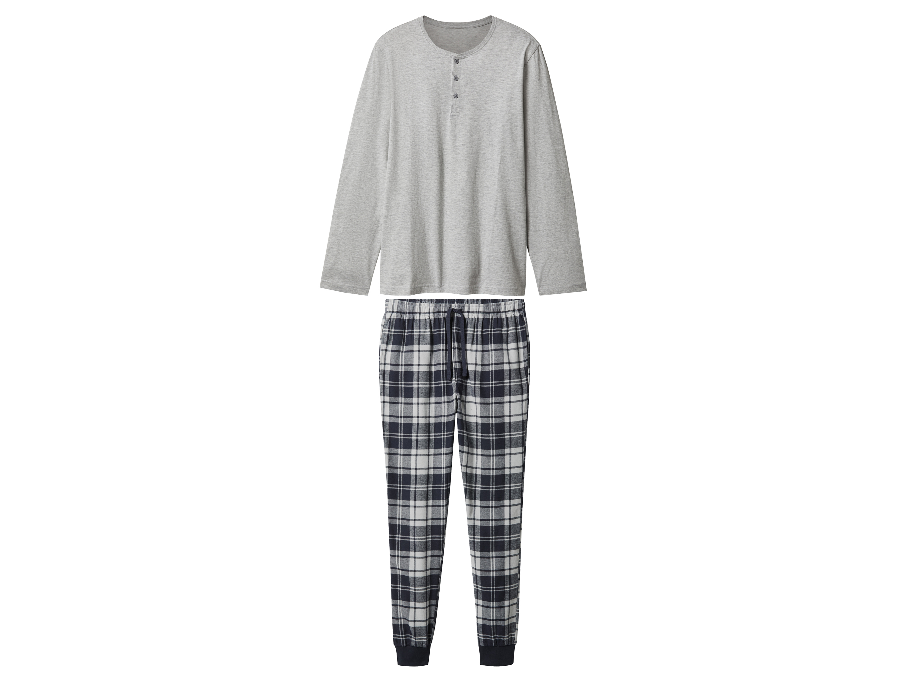 esmara Men Heren pyjama (Grijs, L)
