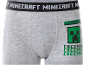 Grijze kinderboxershort met print van een populair videospel.