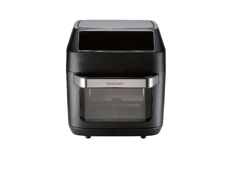 Een zwarte SilverCrest airfryer.