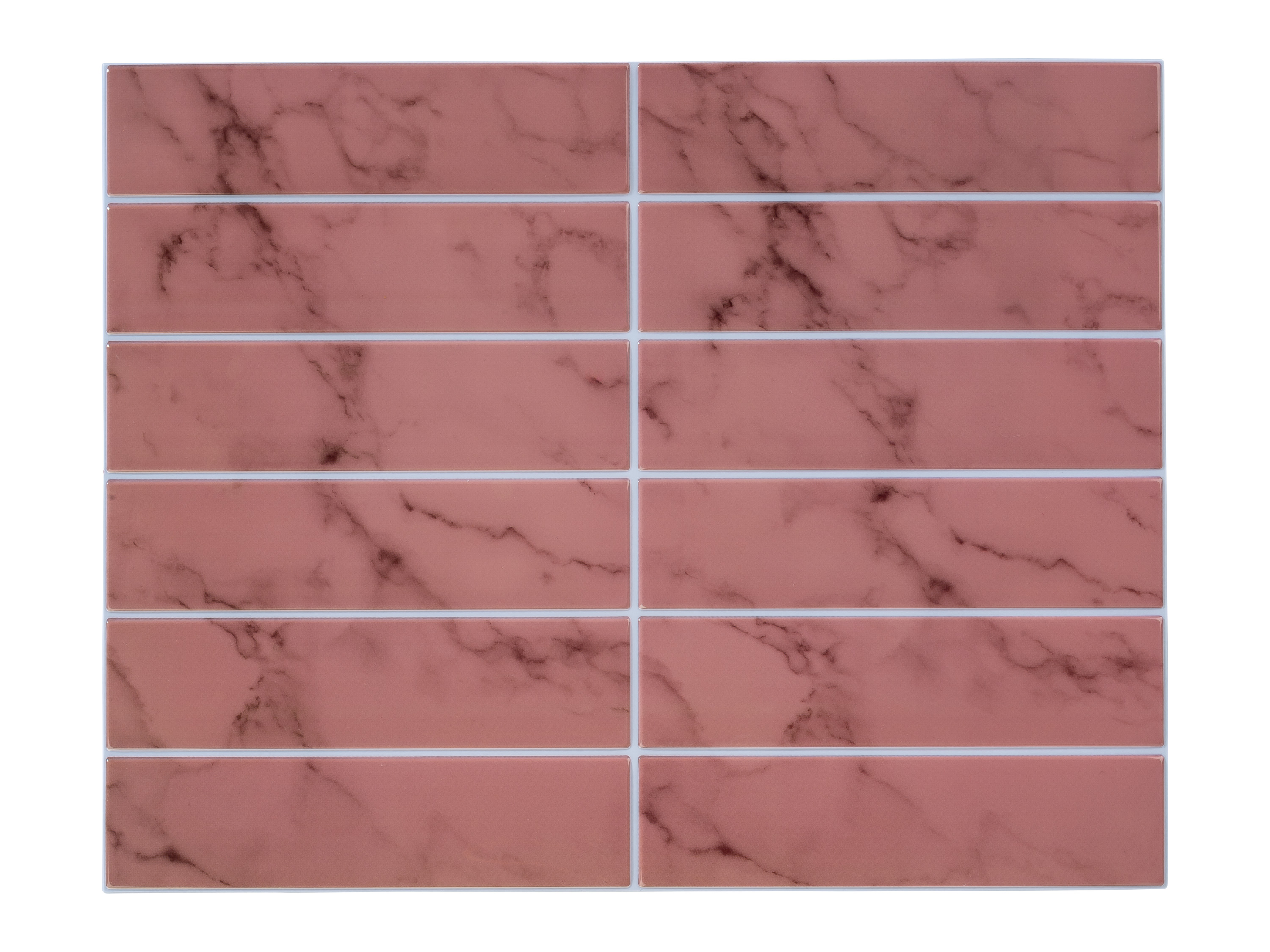 LIVARNO home Plaktegels (Lichtroze)