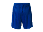 Blauwe sport shorts, achterkant.