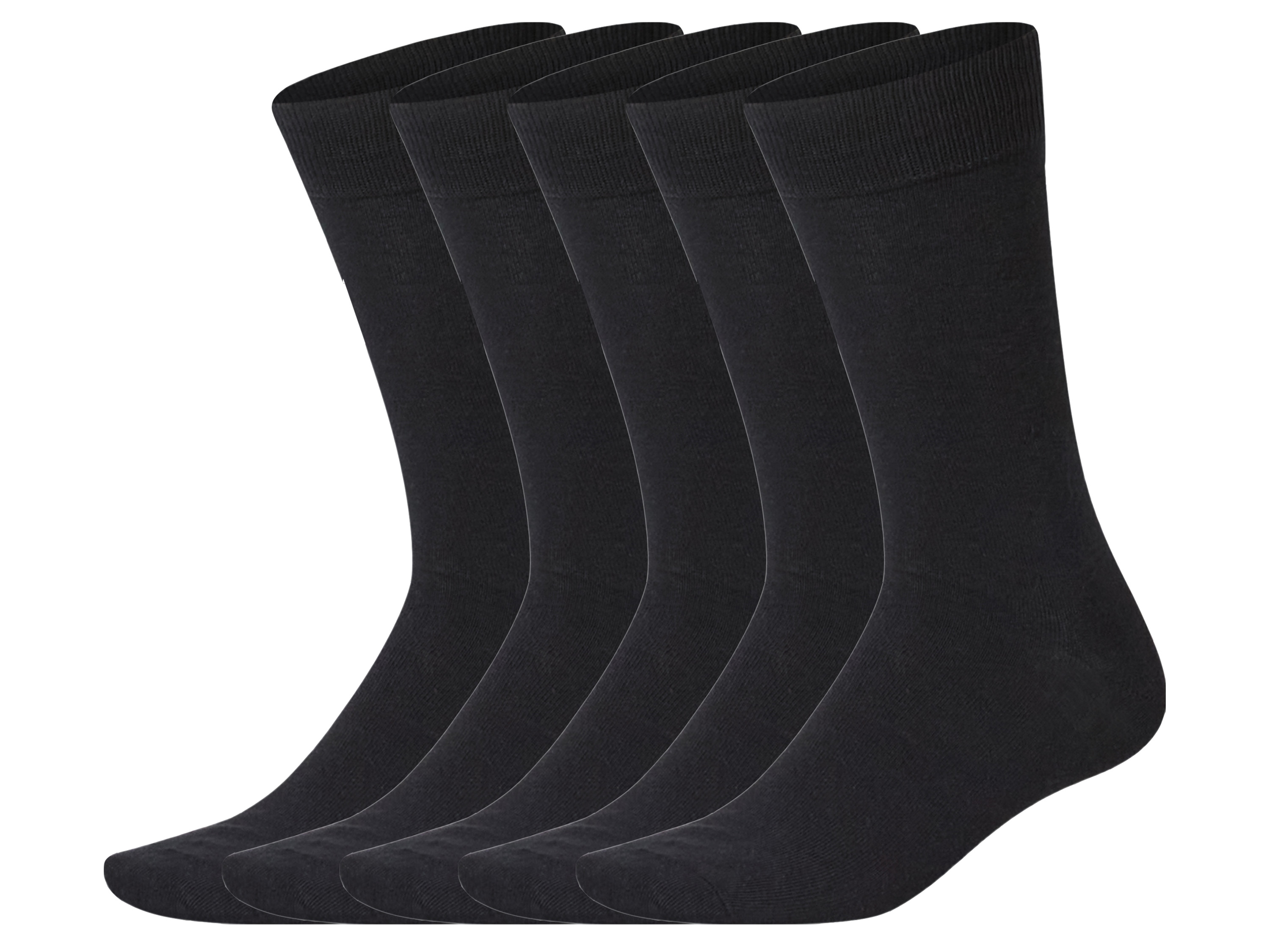 esmara 5 Paar sokken (Zwart, 43-46)