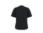 Zwart T-shirt met korte mouwen, achterkant.