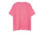 Felroze T-shirt met korte mouwen, achterkant