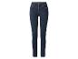 Donkerblauwe high-waist skinny jeans voor dames