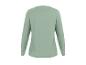 Een lichtgroen longsleeve shirt met lange mouwen.