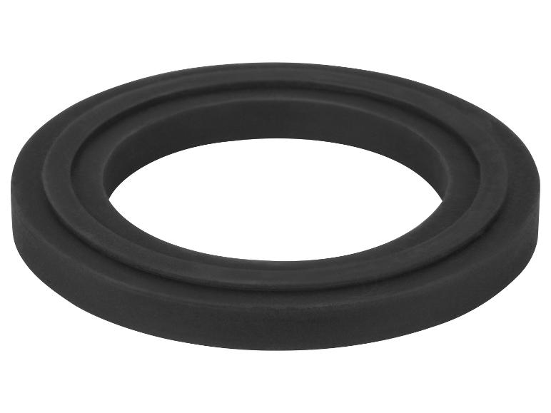 Zwarte O-ring, sanitair onderdelen.