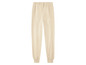 Beige joggingbroek met elastische tailleband.