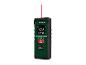 Parkside laserafstandsmeter met digitaal display en rode laserstraal.