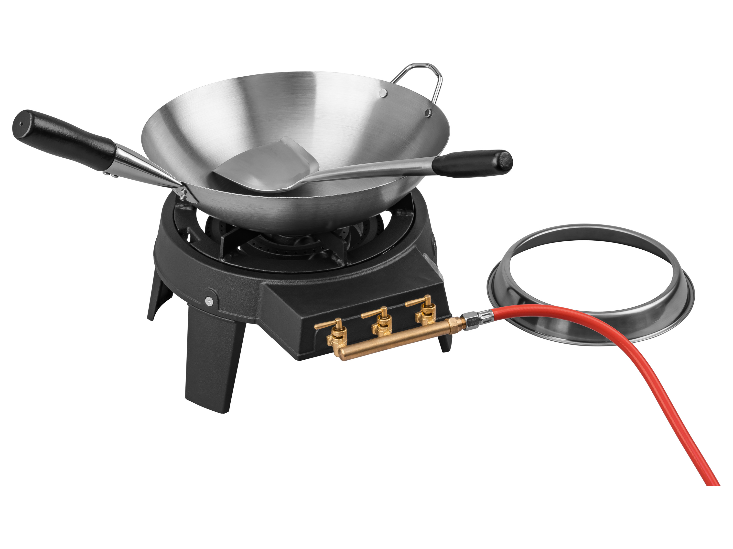 GRILLMEISTER Gasbrander met wokset