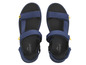 Blauwe sandalen met gele accenten van het merk Crivit.