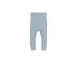 Lichtblauwe geribbelde gebreide broek voor baby's