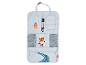 Kinder achterbank organizer met kampeerprint.