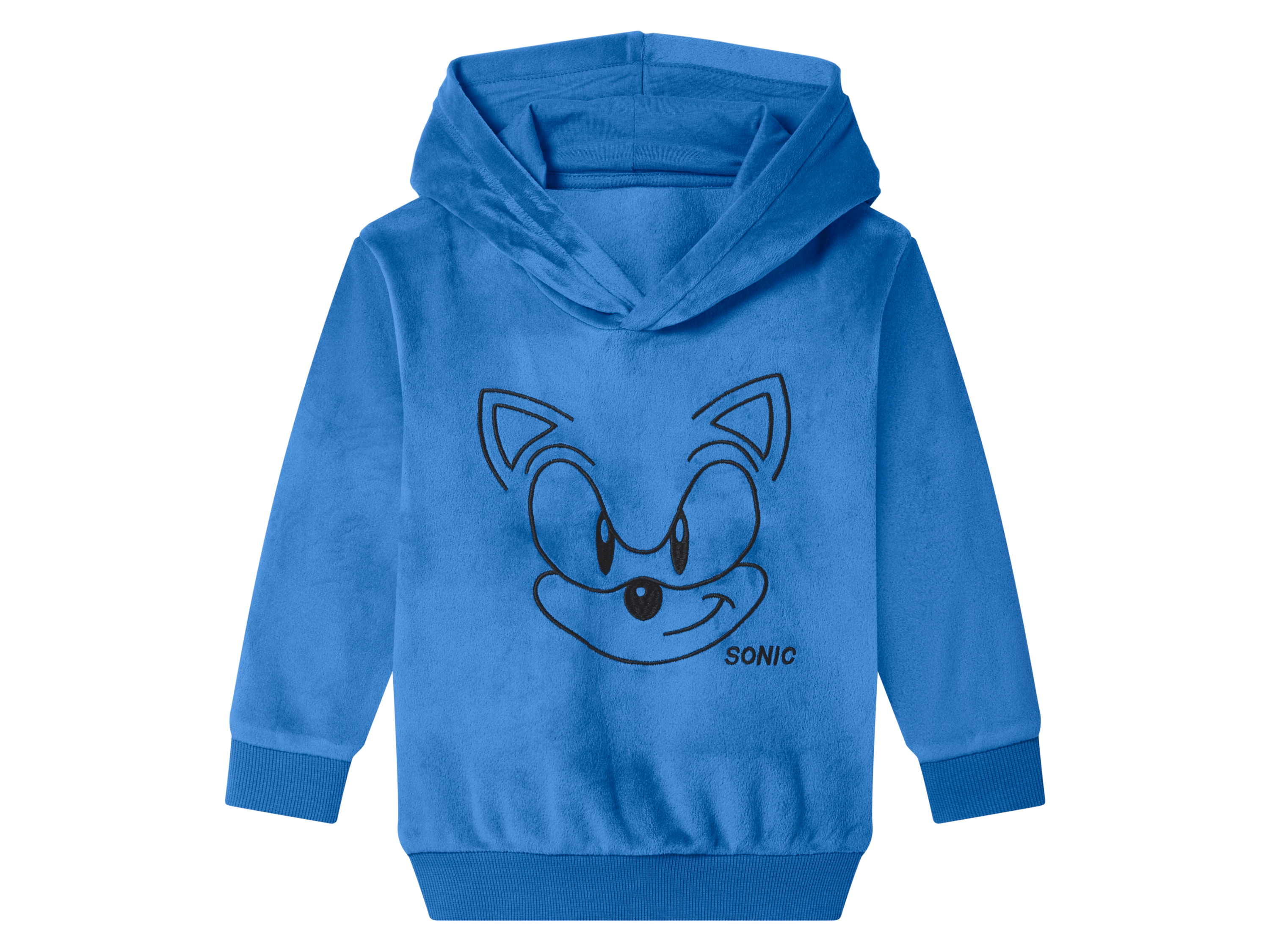 Pluche kinder trui (Sonic, 98/104) afbeelding