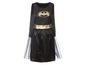 Een zwart Batgirl kostuum met een gouden riem en een tule rok.