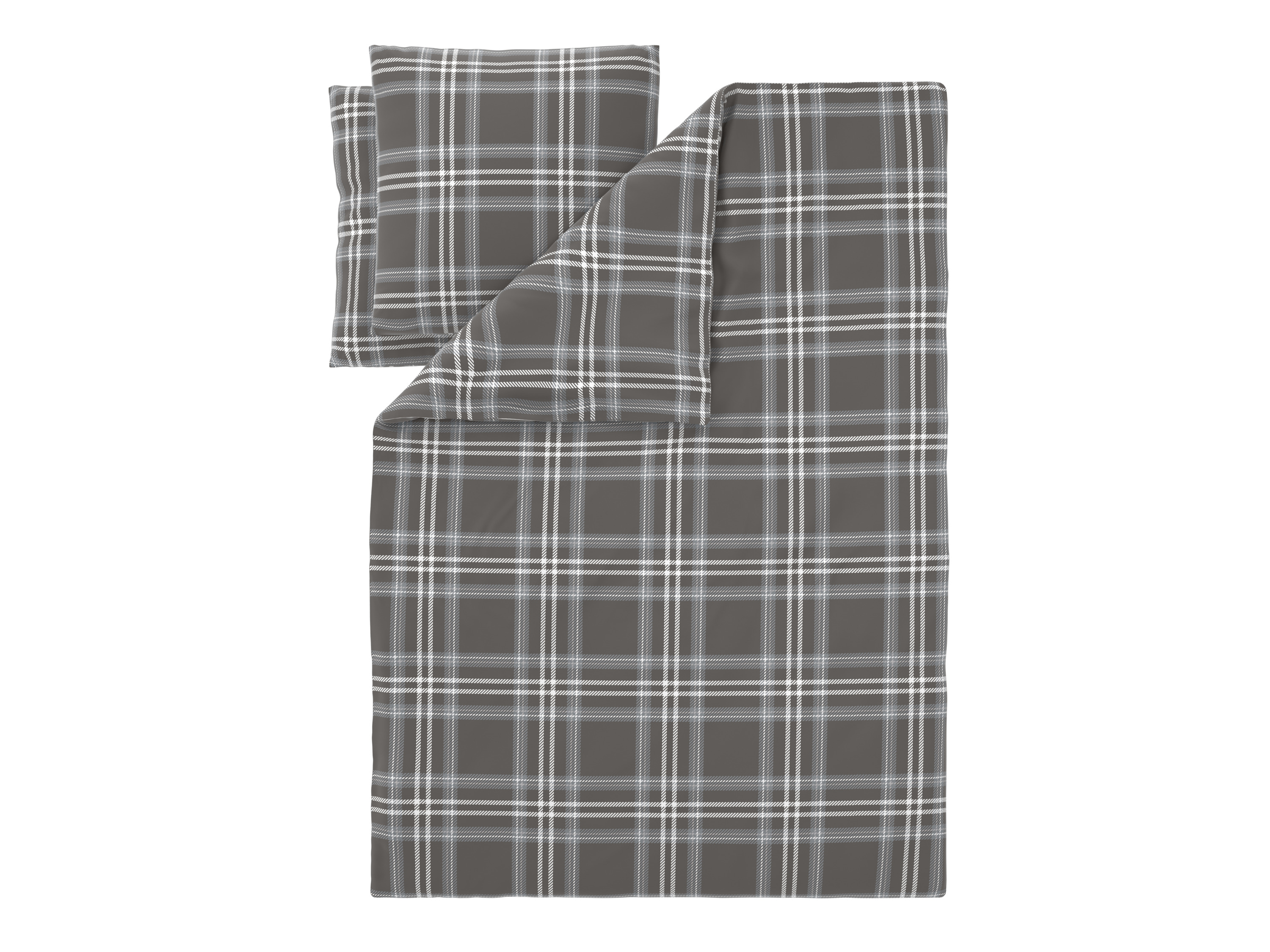 LIVARNO Dekbedovertrek 240 x 220 cm (Grijs) afbeelding