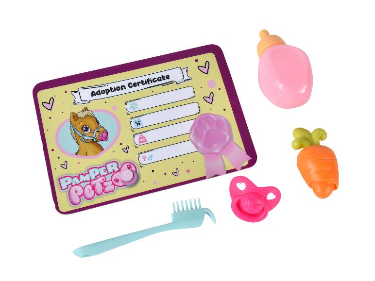 Pamper Pets speelgoedset met accessoires voor huisdierverzorging.