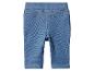 Blauwe babyjeans met contrasterende stiksels