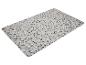 Badmat met wit kiezelsteenpatroon