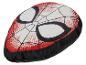 Spider-Man thema pluche kussen met rood en wit ontwerp.