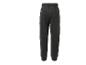 Donkergrijze joggingbroek met elastische tailleband en achterzak
