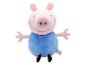 Peppa Pig knuffel met een blauwe trui.