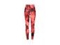 Dames leggings met rood marmerprint.