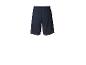 Donkerblauwe heren sportshort met elastische tailleband, achteraanzicht