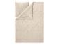 Beige beddengoedset met kussensloop en dekbedovertrek