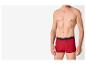 Rode herenboxershort met zwarte tailleband en anker