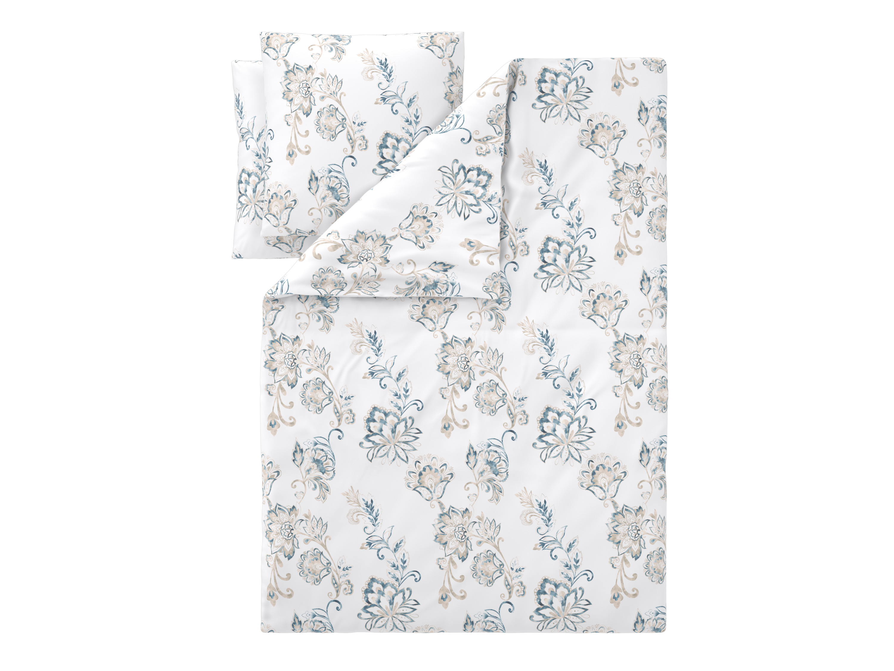 LIVARNO Satijnen dekbedovertrek 240 x 220 cm (Wit)