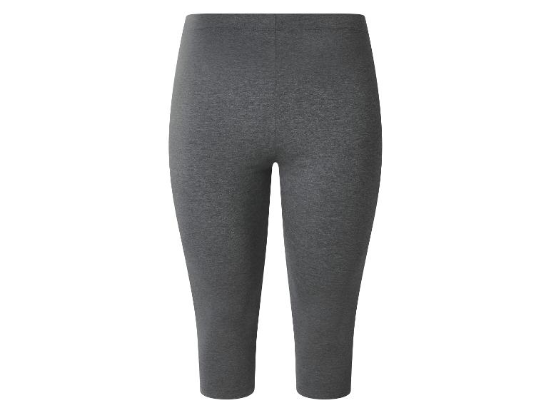 Donkergrijze dames capri legging