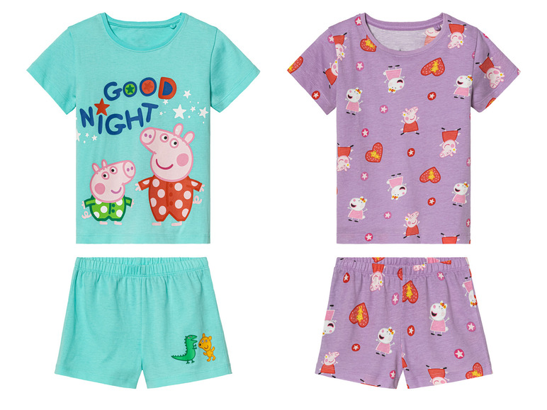 Peuters meisjes pyjama (86-92, Peppa Pig-Munt)