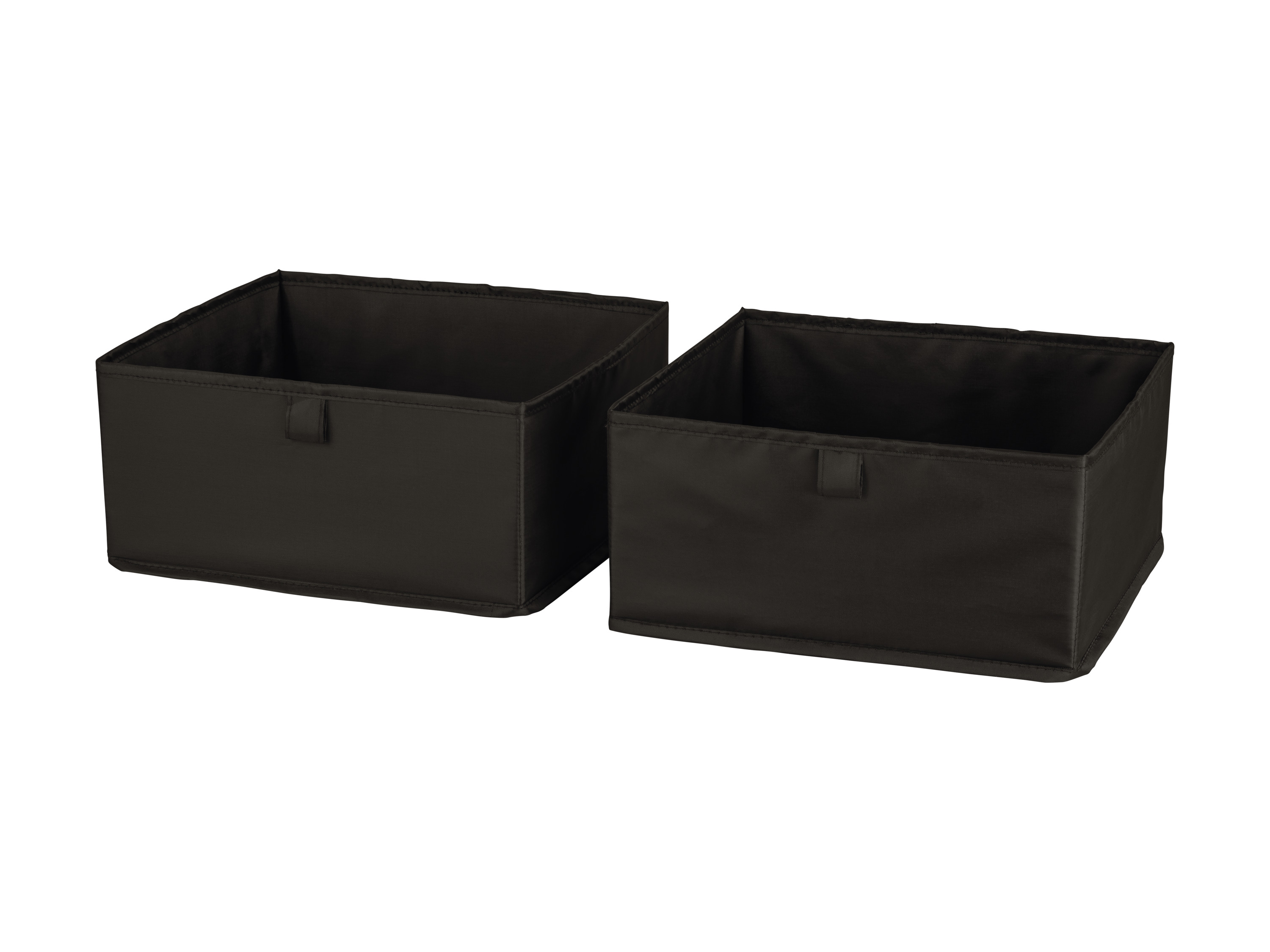 W5 Opbergmanden (Opbergboxen set van 2 - zwart) afbeelding