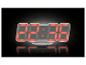 Modern rood digitaal LED-horloge met digitaal display.