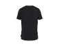 Zwart T-shirt met korte mouwen, achterkant.