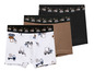 Drie boxershorts met een graafmachine print voor jongens.