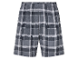 Grijze geruite shorts voor heren.