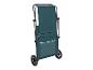 Opvouwbare trolley met wielen, donkerblauw