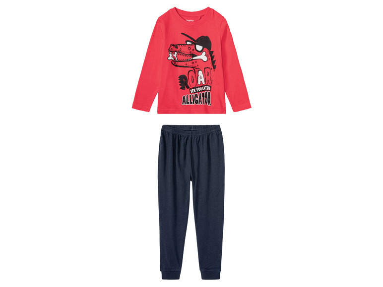 lupilu Jongens pyjama (110/116, Rood/donkerblauw)