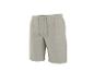 Beige linnen shorts met trekkoord in de taille.