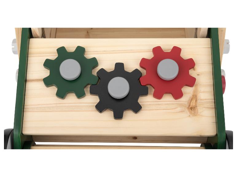 Houten loopwagen
