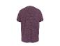 Paars heren T-shirt met korte mouwen, achterkant