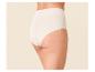 Beige dames slip met hoge taille en kanten details aan de zijkant
