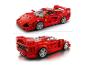 Lego model van een rode Ferrari F40 sportwagen.