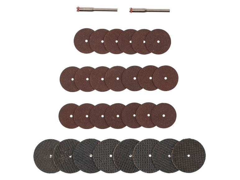 Doorslijpschijven en doorns voor roterende gereedschappen.