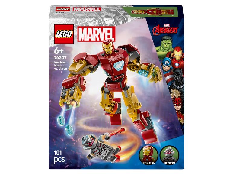 Bouwset met Iron Man-robot en Ultron, 101 onderdelen.