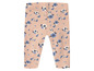 Roze leggings met een bloemenprint.