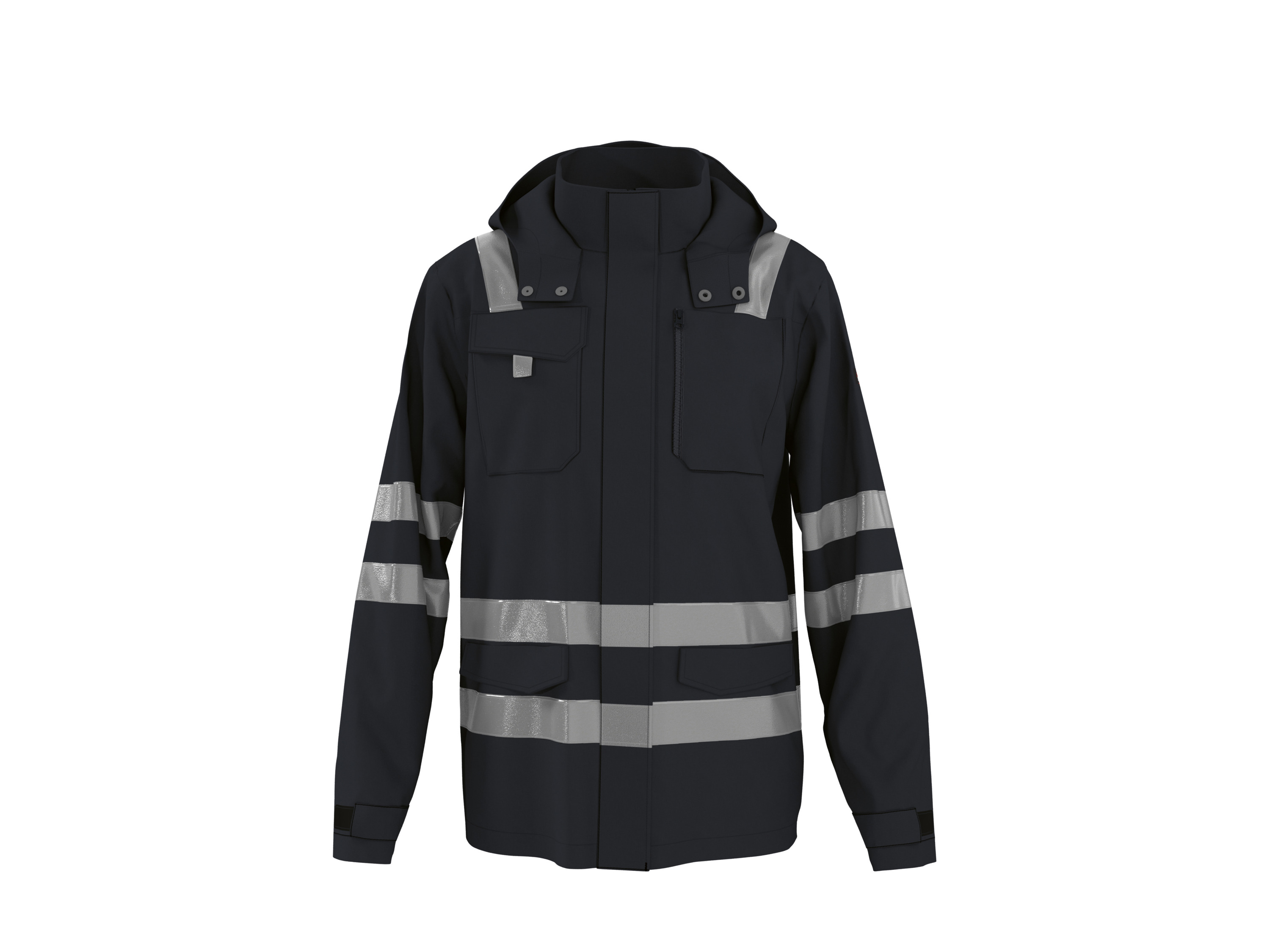 PARKSIDE PERFORMANCE Heren softshelljas, reflecterend (Zwart, S)